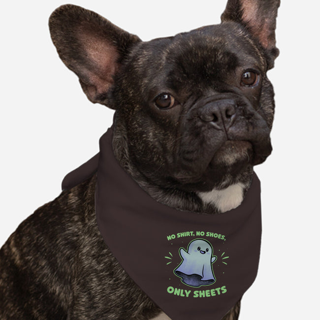 Cute Ghost Pun-Dog-Bandana-Pet Collar-Studio Mootant