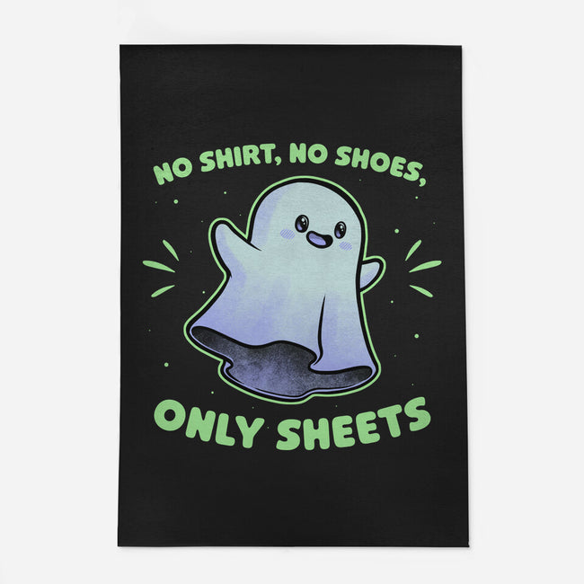 Cute Ghost Pun-None-Outdoor-Rug-Studio Mootant