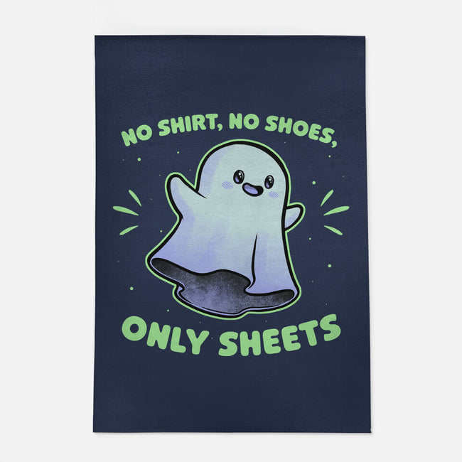 Cute Ghost Pun-None-Outdoor-Rug-Studio Mootant