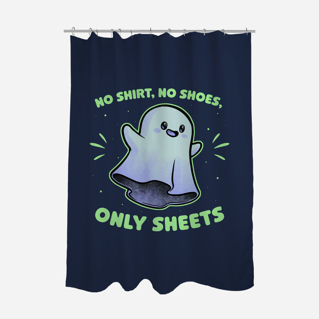 Cute Ghost Pun-None-Polyester-Shower Curtain-Studio Mootant