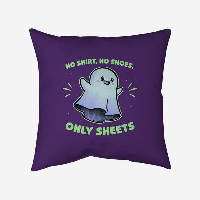 Cute Ghost Pun-None-Non-Removable Cover w Insert-Throw Pillow-Studio Mootant