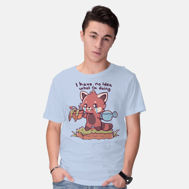 I Have No Idea-Mens-Basic-Tee-TechraNova