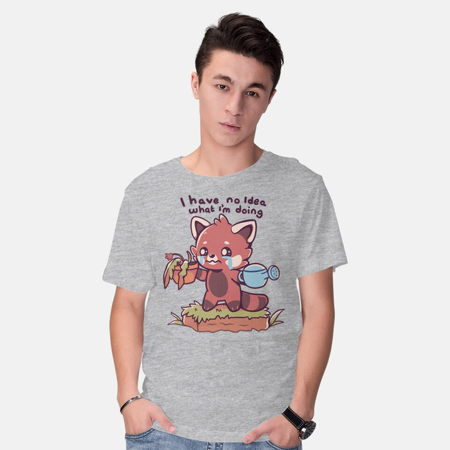 I Have No Idea-Mens-Basic-Tee-TechraNova