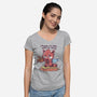 I Have No Idea-Womens-V-Neck-Tee-TechraNova