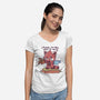 I Have No Idea-Womens-V-Neck-Tee-TechraNova