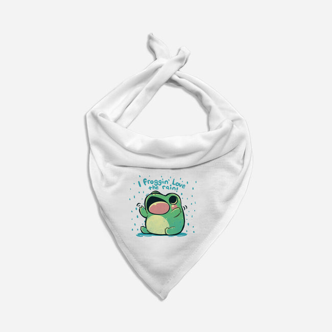 Froggin Love The Rain-Cat-Bandana-Pet Collar-TechraNova