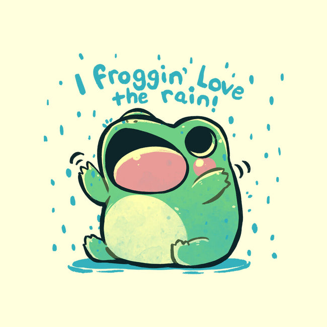 Froggin Love The Rain-Unisex-Kitchen-Apron-TechraNova