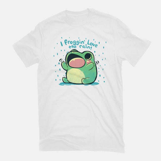 Froggin Love The Rain-Womens-Basic-Tee-TechraNova