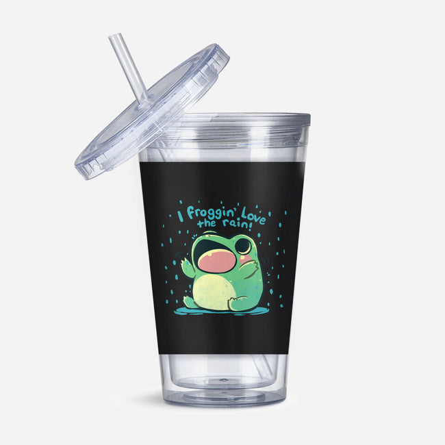 Froggin Love The Rain-None-Acrylic Tumbler-Drinkware-TechraNova