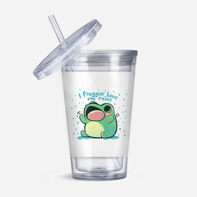 Froggin Love The Rain-None-Acrylic Tumbler-Drinkware-TechraNova