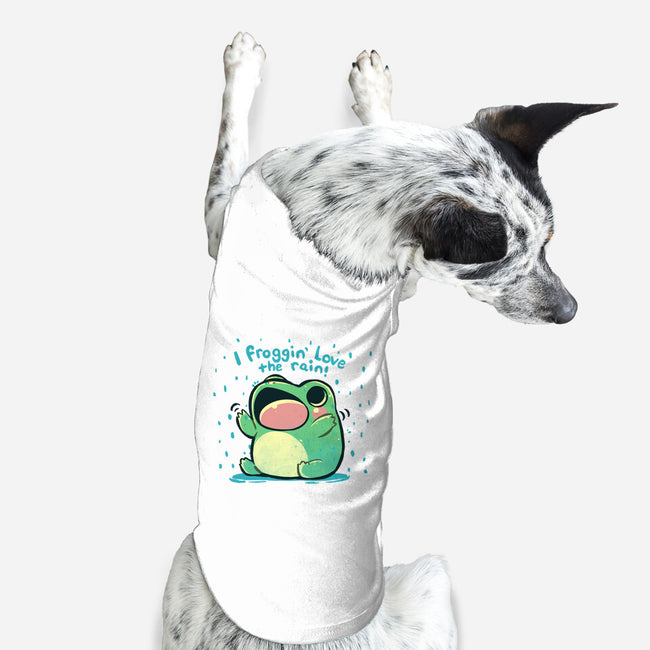 Froggin Love The Rain-Dog-Basic-Pet Tank-TechraNova