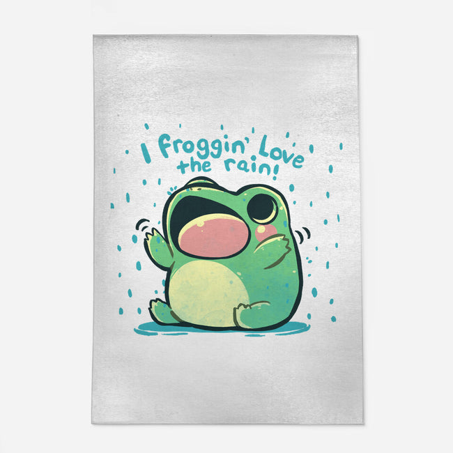 Froggin Love The Rain-None-Outdoor-Rug-TechraNova