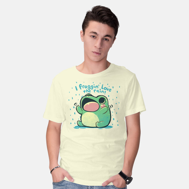 Froggin Love The Rain-Mens-Basic-Tee-TechraNova