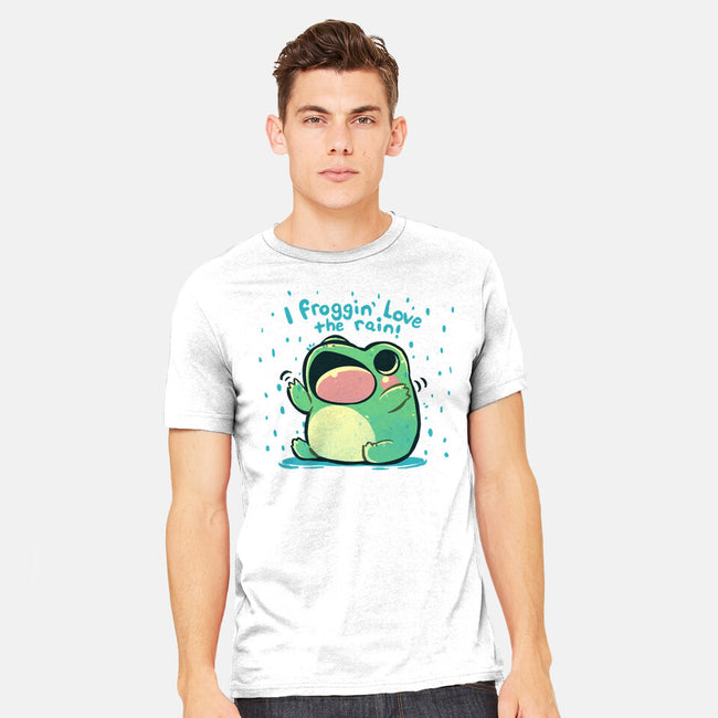 Froggin Love The Rain-Mens-Heavyweight-Tee-TechraNova