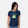 Froggin Love The Rain-Womens-Basic-Tee-TechraNova