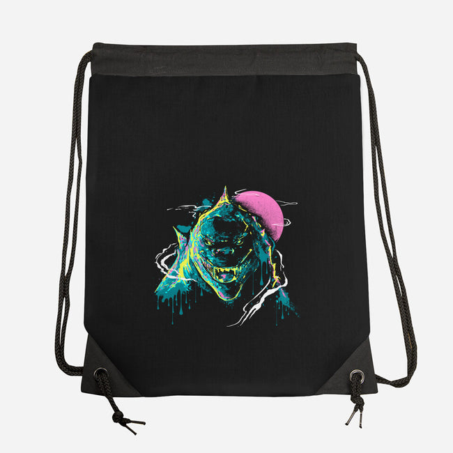 Colorful Kaiju-None-Drawstring-Bag-IKILO