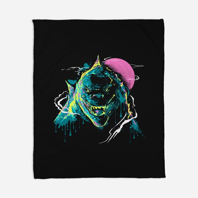 Colorful Kaiju-None-Fleece-Blanket-IKILO