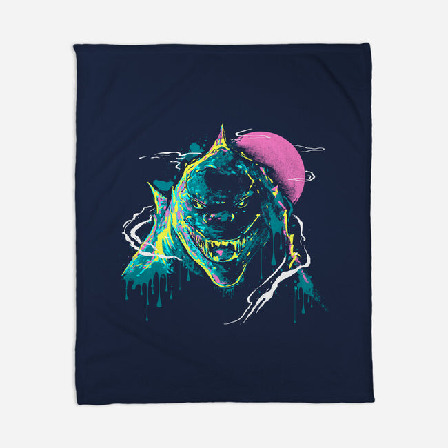 Colorful Kaiju-None-Fleece-Blanket-IKILO