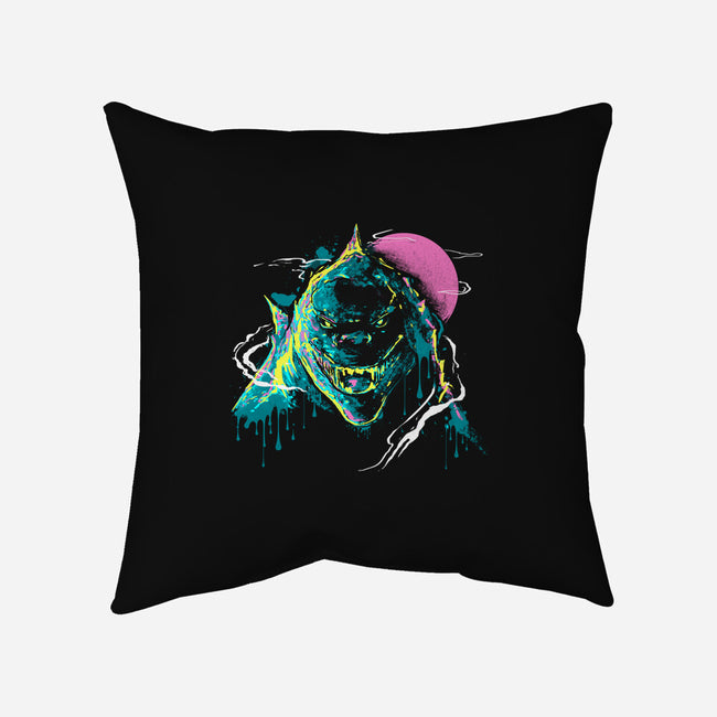 Colorful Kaiju-None-Non-Removable Cover w Insert-Throw Pillow-IKILO