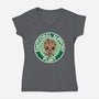 Emotional Support Plant-Womens-V-Neck-Tee-Melonseta