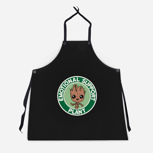 Emotional Support Plant-Unisex-Kitchen-Apron-Melonseta