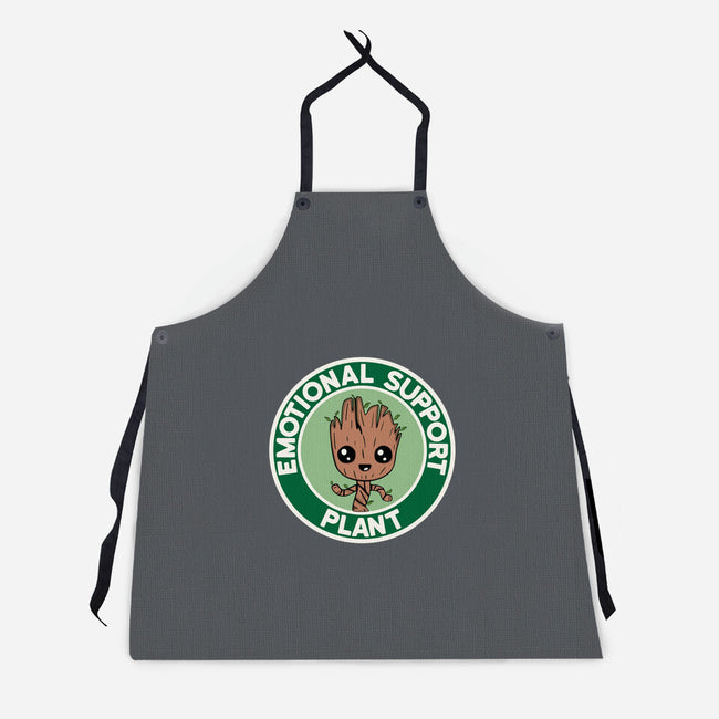 Emotional Support Plant-Unisex-Kitchen-Apron-Melonseta