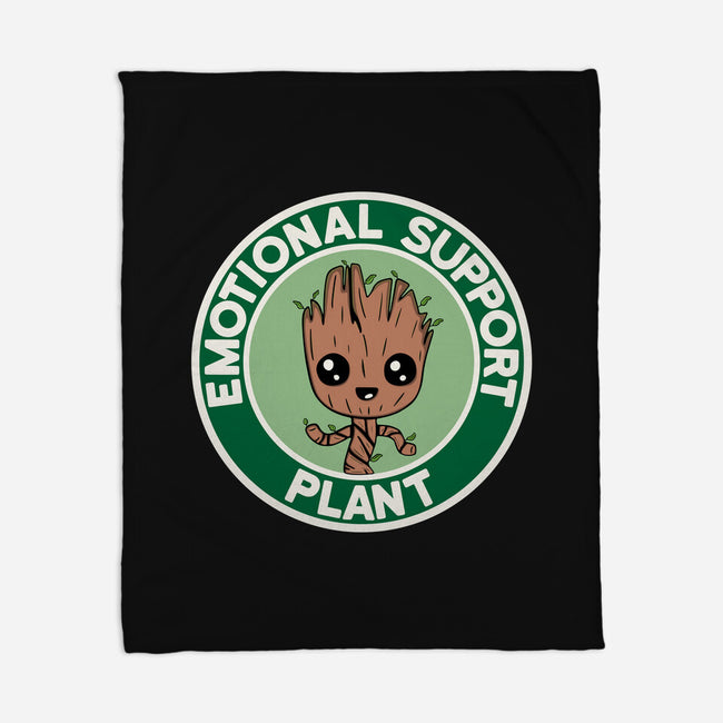 Emotional Support Plant-None-Fleece-Blanket-Melonseta