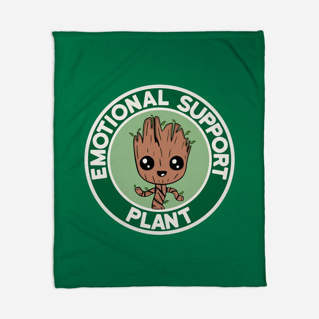 Emotional Support Plant-None-Fleece-Blanket-Melonseta