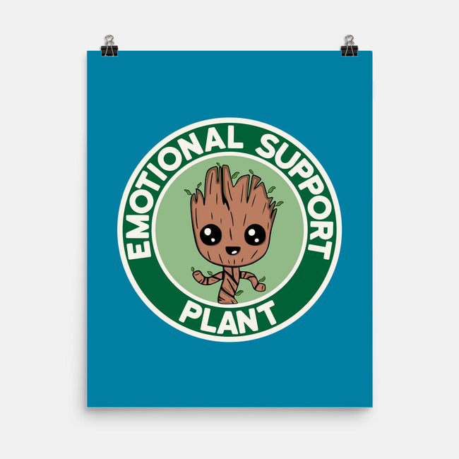 Emotional Support Plant-None-Matte-Poster-Melonseta