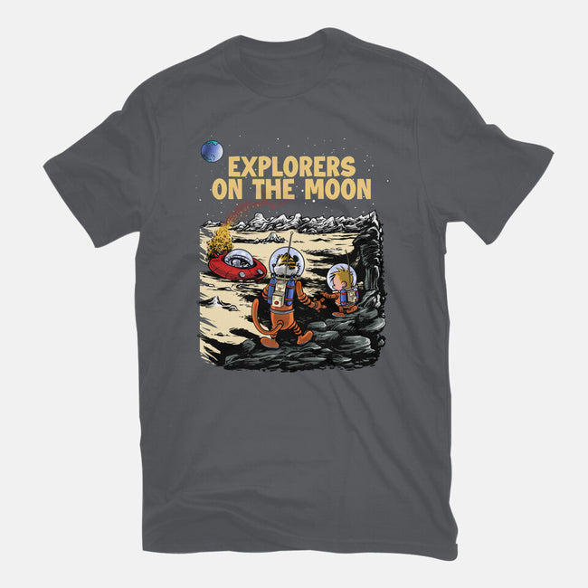 Explorers On The Moon-Mens-Premium-Tee-zascanauta