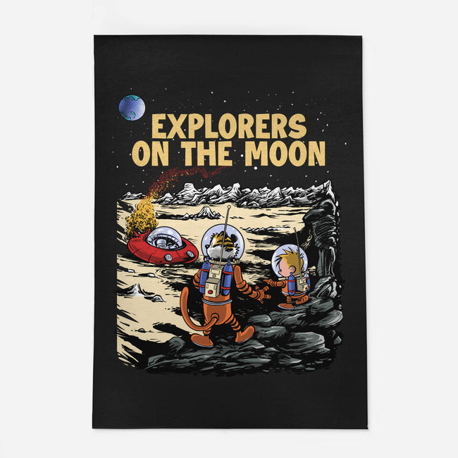 Explorers On The Moon-None-Indoor-Rug-zascanauta