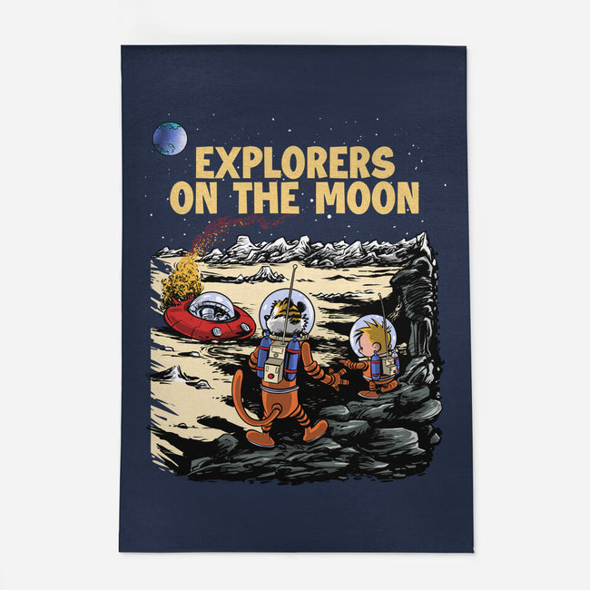 Explorers On The Moon-None-Indoor-Rug-zascanauta