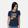 Explorers On The Moon-Womens-Basic-Tee-zascanauta