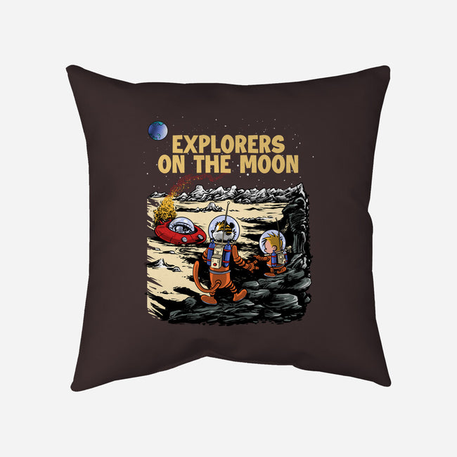 Explorers On The Moon-None-Non-Removable Cover w Insert-Throw Pillow-zascanauta