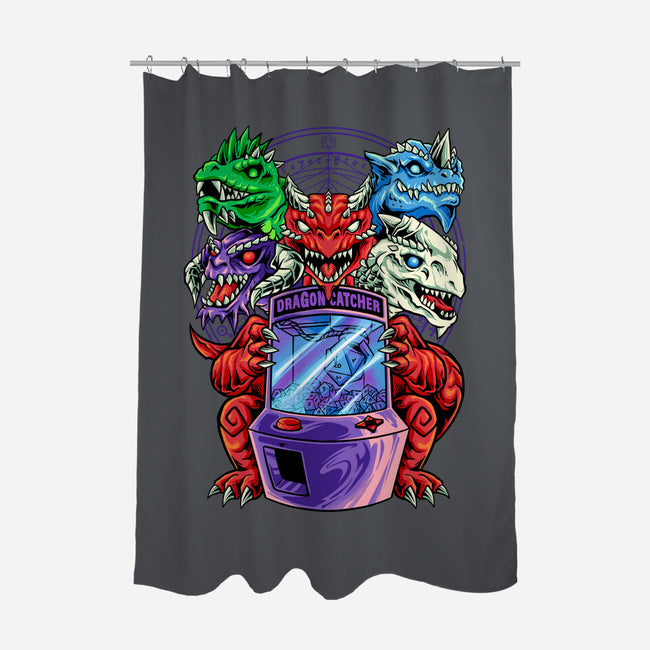 Dragon Catcher-None-Polyester-Shower Curtain-spoilerinc
