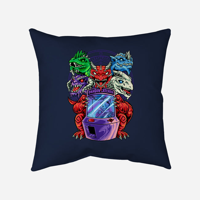 Dragon Catcher-None-Removable Cover-Throw Pillow-spoilerinc