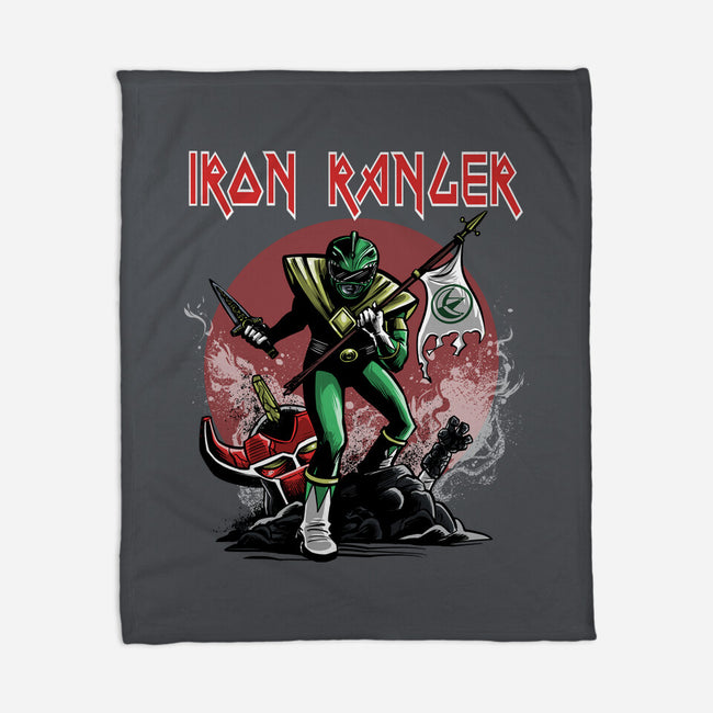 Iron Ranger-None-Fleece-Blanket-zascanauta