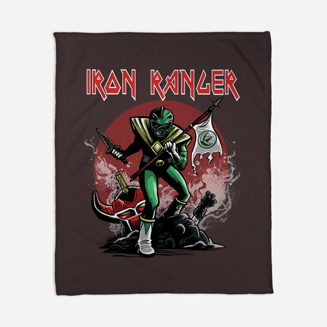 Iron Ranger-None-Fleece-Blanket-zascanauta