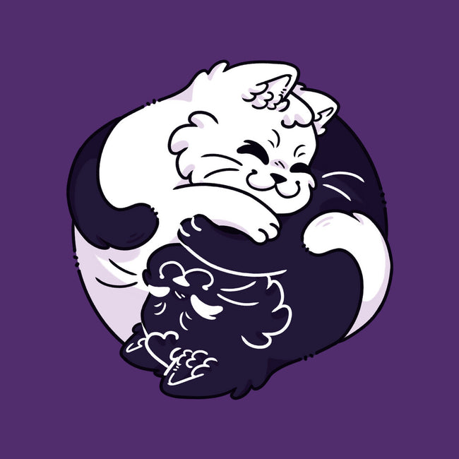 Ying Yang Cat-None-Glossy-Sticker-Zaia Bloom