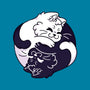 Ying Yang Cat-None-Fleece-Blanket-Zaia Bloom