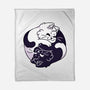 Ying Yang Cat-None-Fleece-Blanket-Zaia Bloom