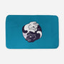 Ying Yang Cat-None-Memory Foam-Bath Mat-Zaia Bloom