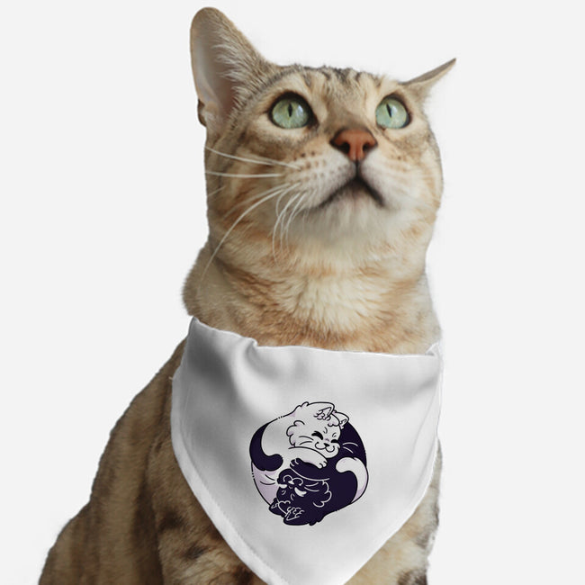 Ying Yang Cat-Cat-Adjustable-Pet Collar-Zaia Bloom