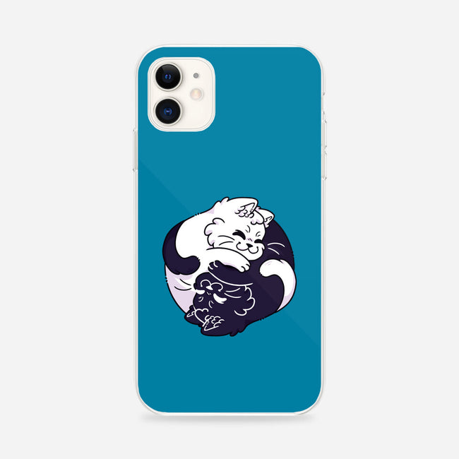 Ying Yang Cat-iPhone-Snap-Phone Case-Zaia Bloom