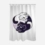 Ying Yang Cat-None-Polyester-Shower Curtain-Zaia Bloom