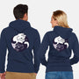 Ying Yang Cat-Unisex-Zip-Up-Sweatshirt-Zaia Bloom