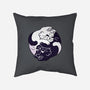 Ying Yang Cat-None-Non-Removable Cover w Insert-Throw Pillow-Zaia Bloom