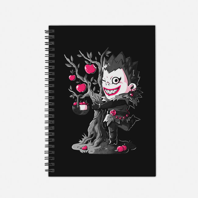 Shinigami Loves Apples-None-Dot Grid-Notebook-Arigatees