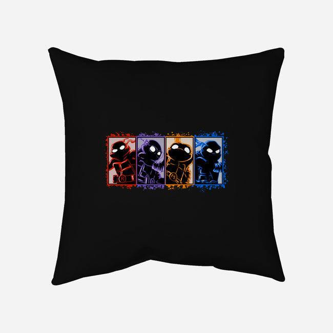 My Turtle Brothers-None-Non-Removable Cover w Insert-Throw Pillow-nickzzarto