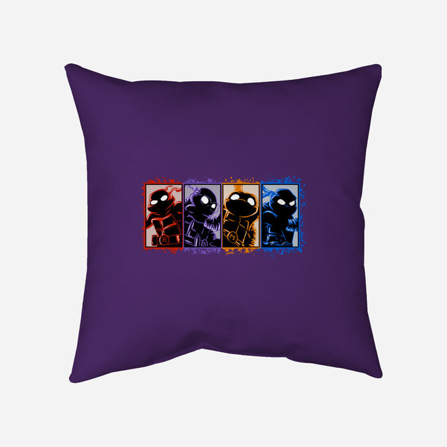 My Turtle Brothers-None-Removable Cover w Insert-Throw Pillow-nickzzarto